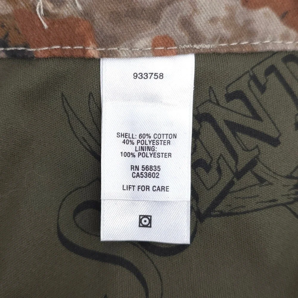 Cabelas Mens Cargo Pants Zonz Woodlands Camo 42 Reg‎ Brown Hunting Tactical